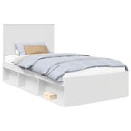 Estructura de cama 100 x 200 cm Madera de pino macizo