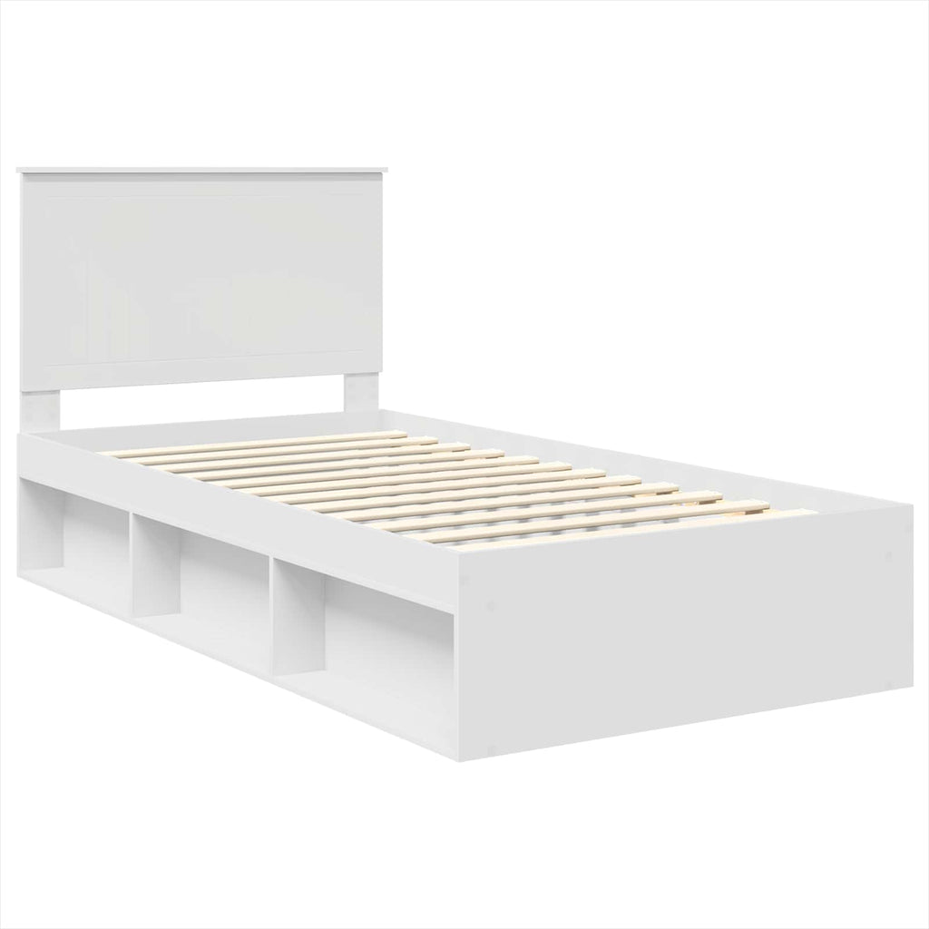 Estructura de cama 100 x 200 cm Madera de pino macizo