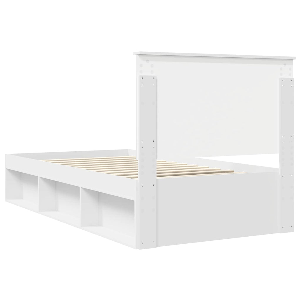 Estructura de cama 100 x 200 cm Madera de pino macizo