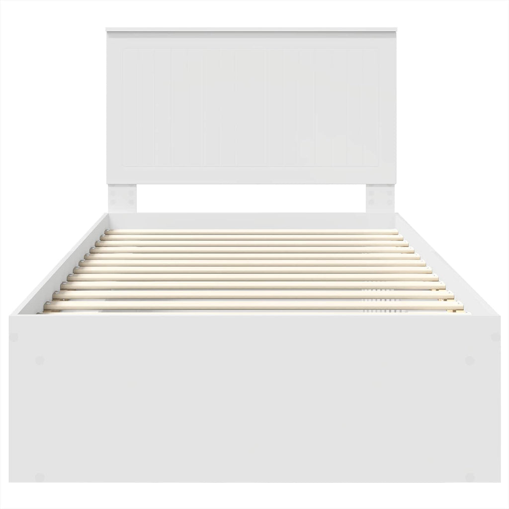 Estructura de cama 100 x 200 cm Madera de pino macizo