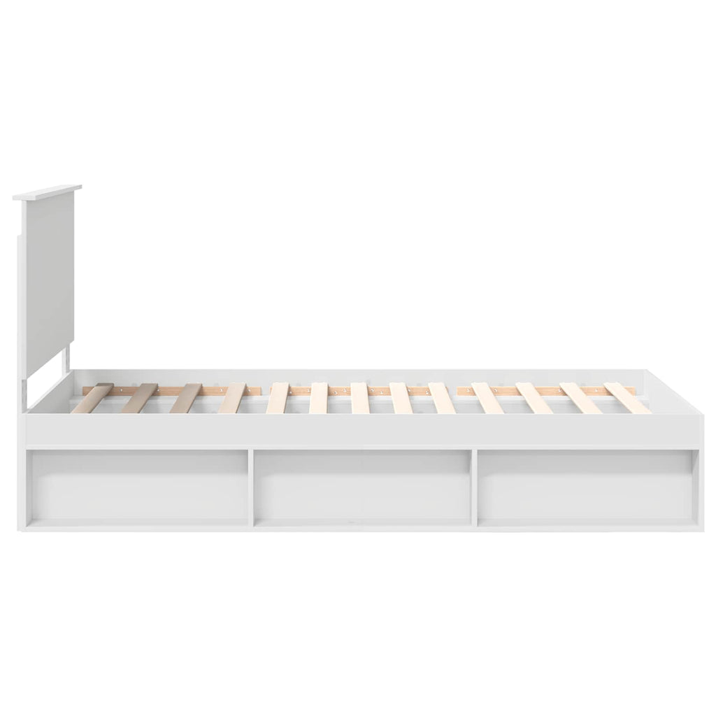 Estructura de cama 100 x 200 cm Madera de pino macizo