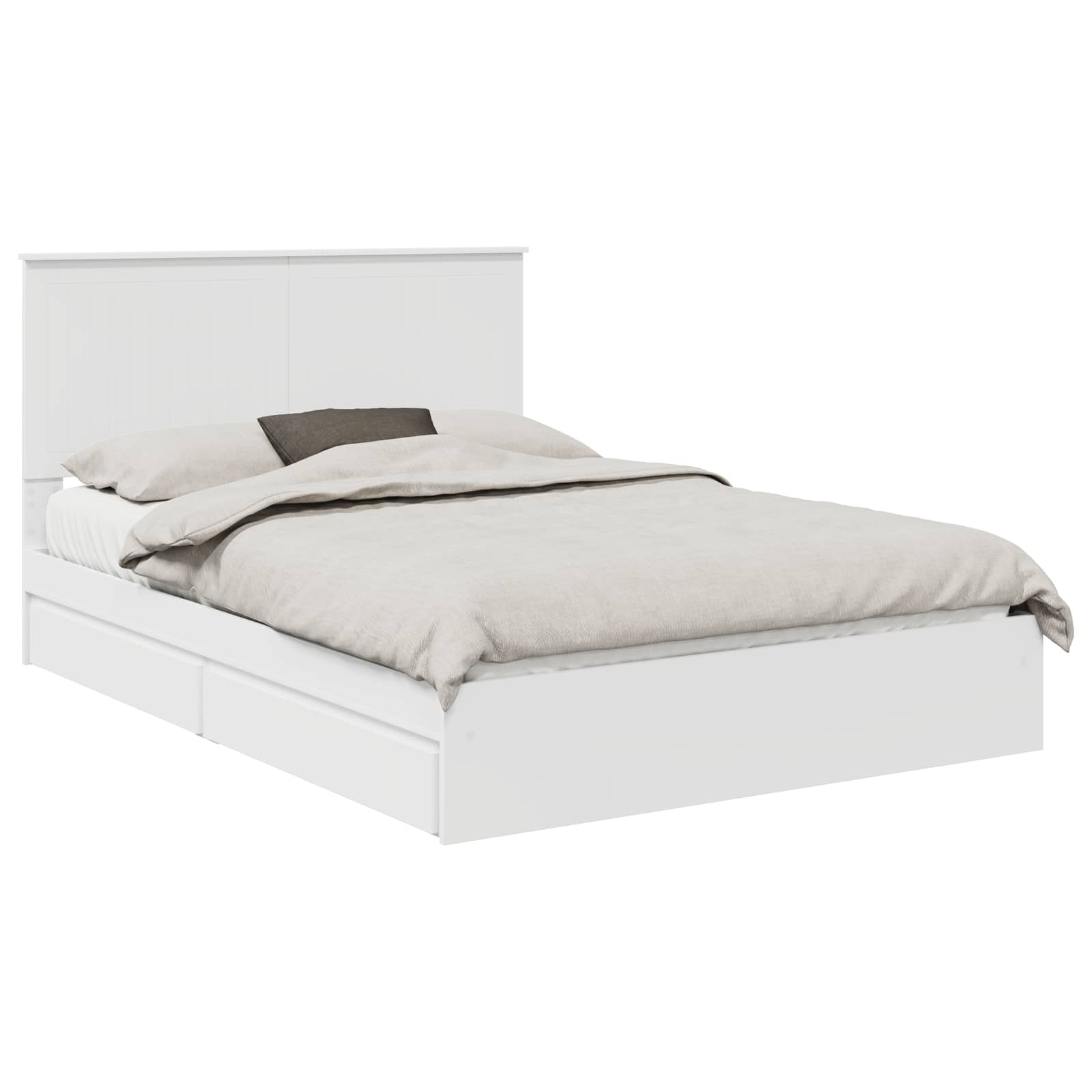 Cama con almacenamiento 140 x 190 cm Madera de ingeniería