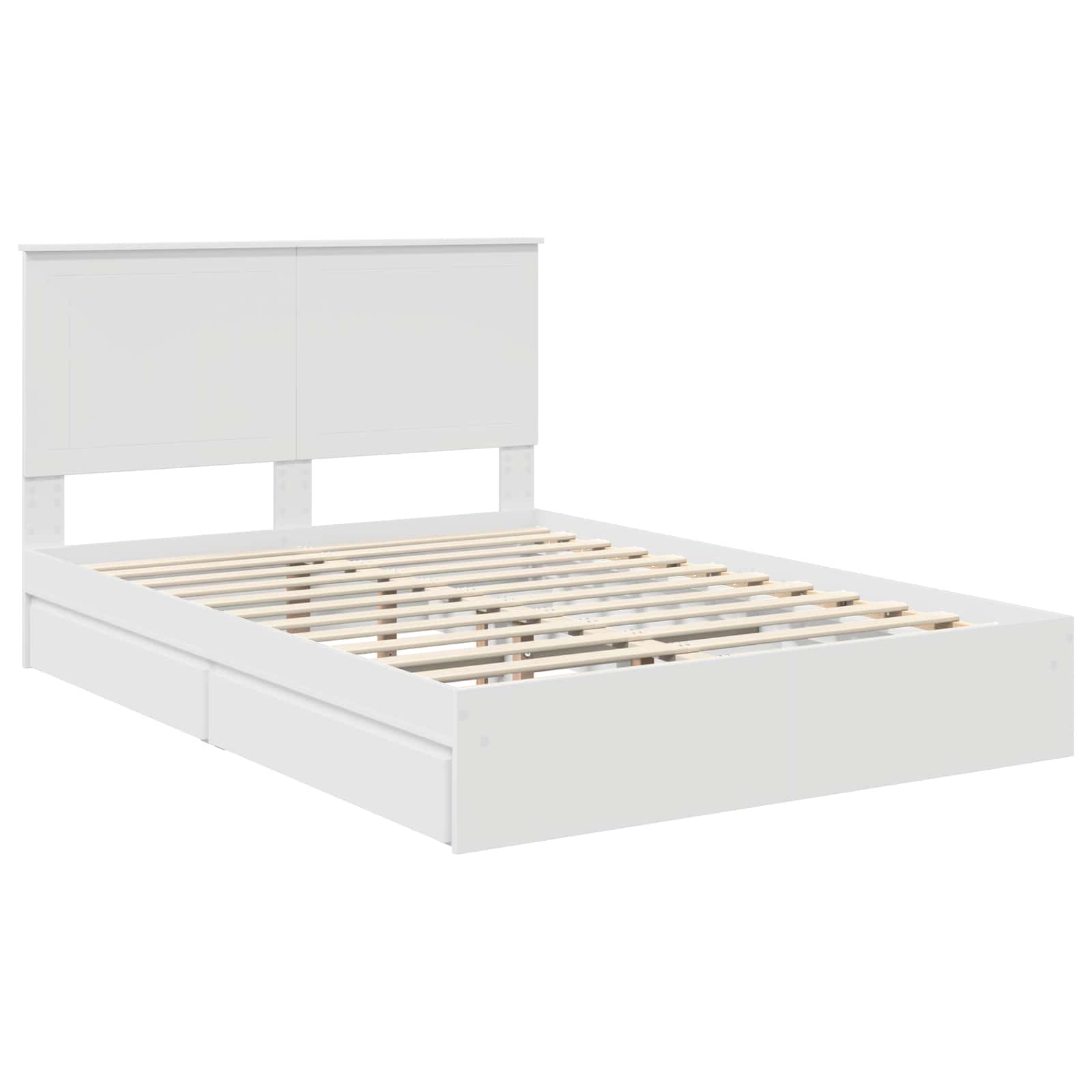 Cama con almacenamiento 140 x 190 cm Madera de ingeniería