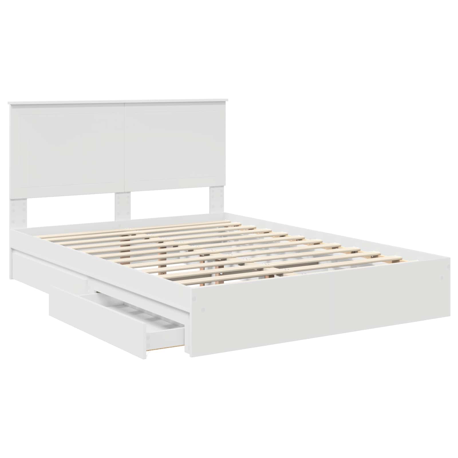 Cama con almacenamiento 140 x 190 cm Madera de ingeniería