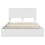 Cama con almacenamiento 140 x 190 cm Madera de ingeniería
