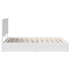 Cama con almacenamiento 140 x 190 cm Madera de ingeniería