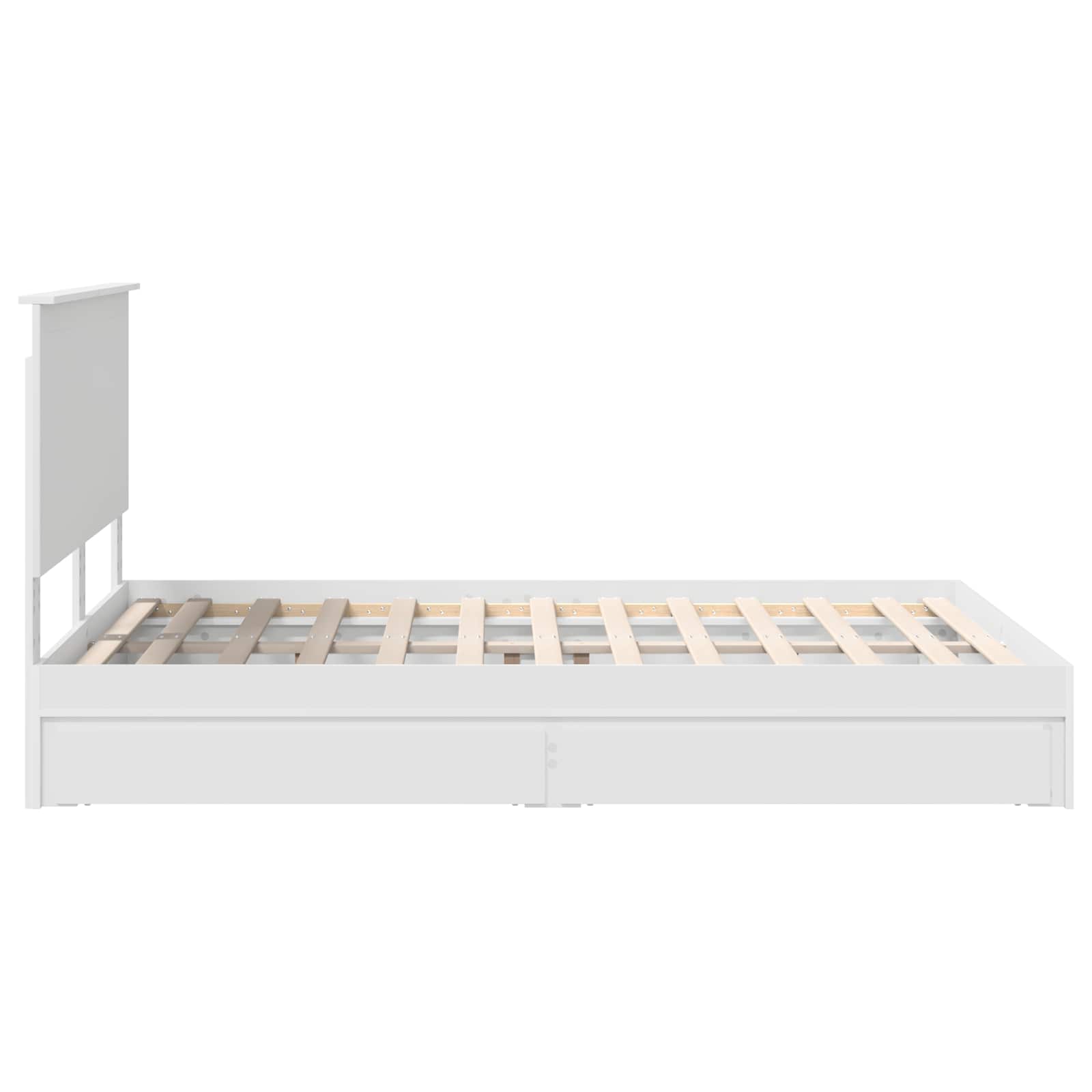 Cama con almacenamiento 140 x 190 cm Madera de ingeniería
