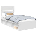 Estructura de cama 100 x 200 cm Madera de pino macizo