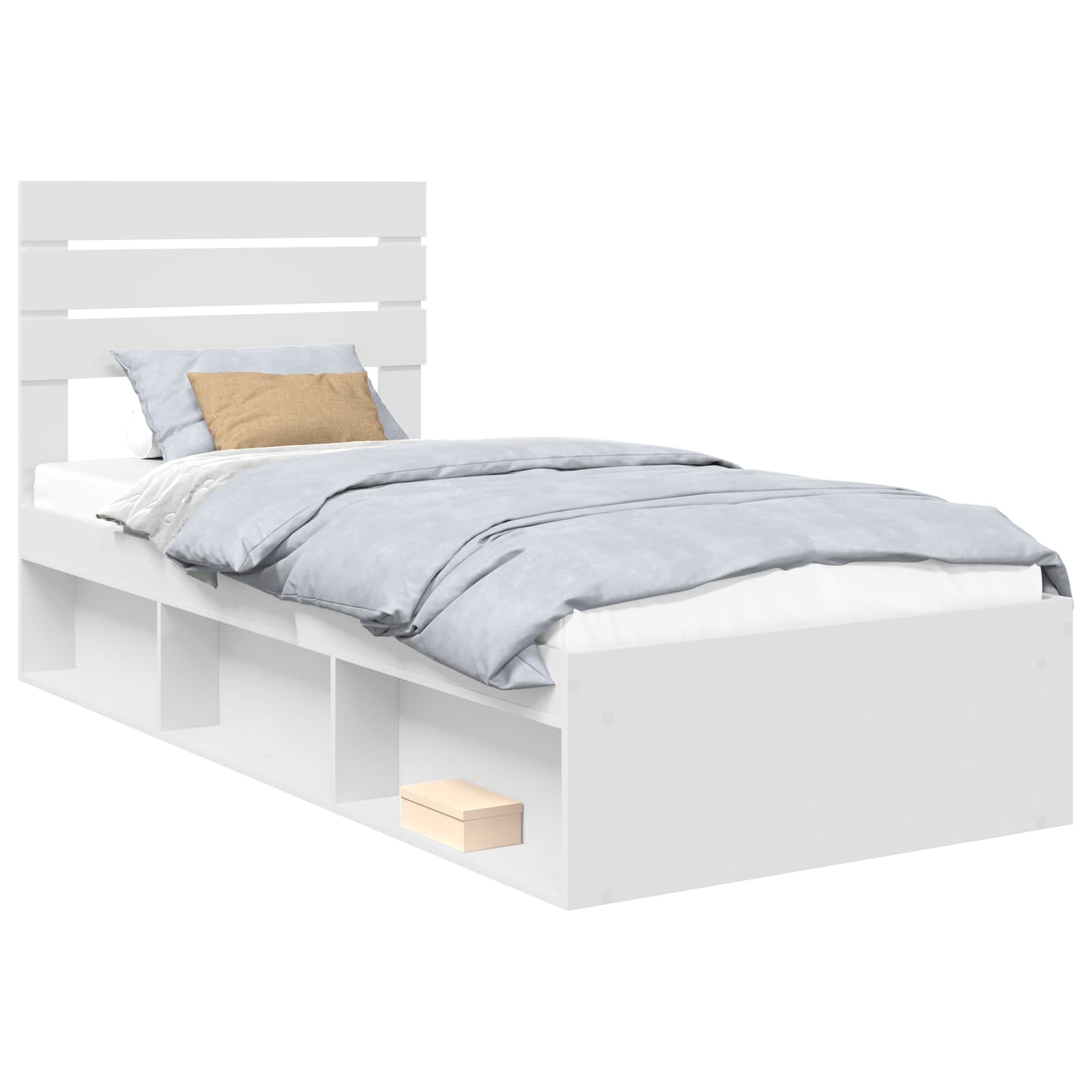 Estructura de cama 100 x 200 cm Madera de pino macizo