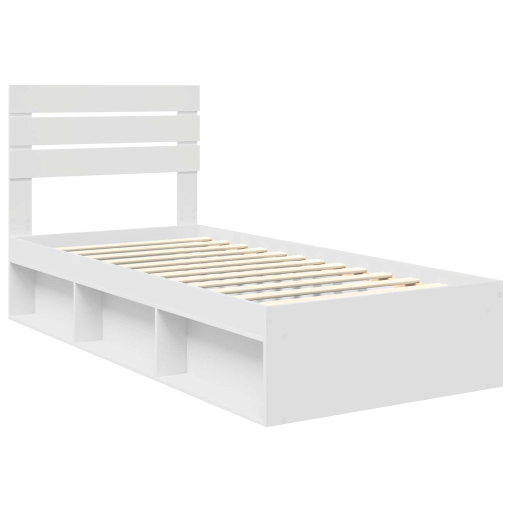 Estructura de cama 100 x 200 cm Madera de pino macizo