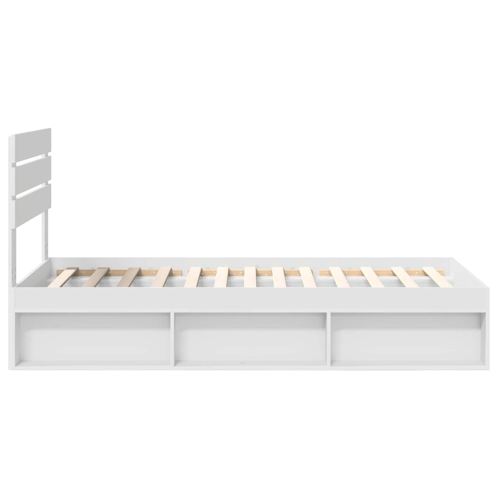 Estructura de cama 100 x 200 cm Madera de pino macizo