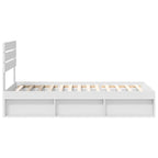 Estructura de cama 100 x 200 cm Madera de pino macizo