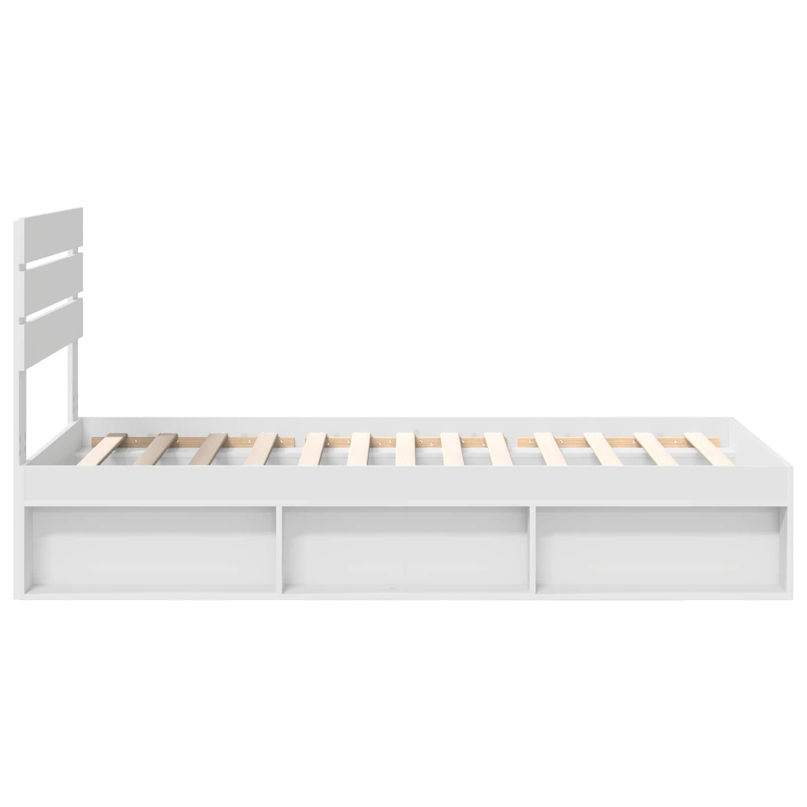 Estructura de cama 100 x 200 cm Madera de pino macizo