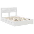 Cama con almacenamiento 140 x 190 cm Madera de ingeniería