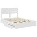 Cama con almacenamiento 140 x 190 cm Madera de ingeniería
