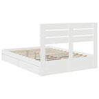 Cama con almacenamiento 140 x 190 cm Madera de ingeniería