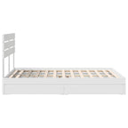 Cama con almacenamiento 140 x 190 cm Madera de ingeniería