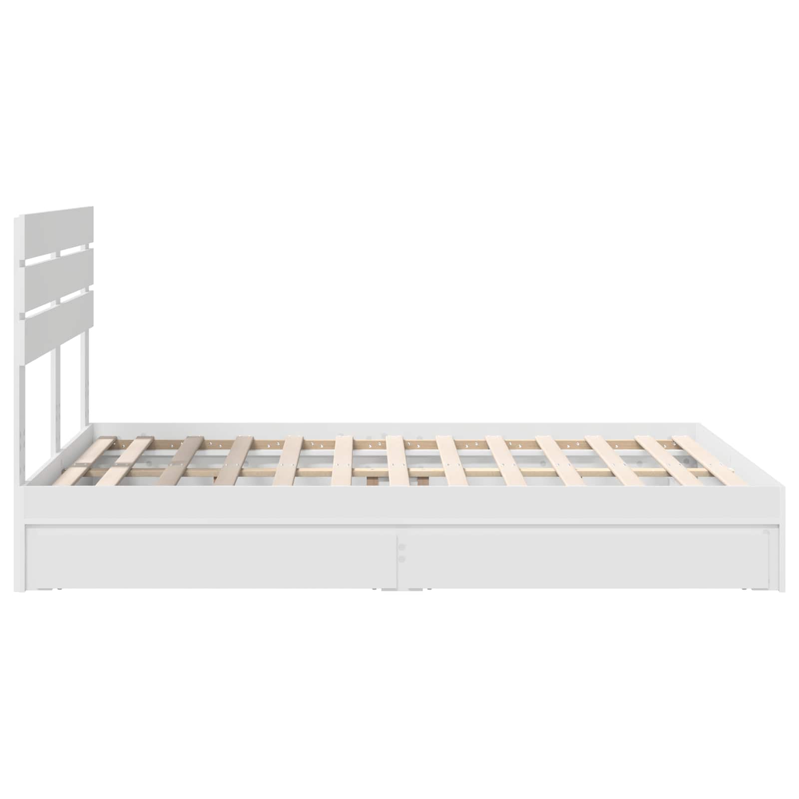 Cama con almacenamiento 140 x 190 cm Madera de ingeniería