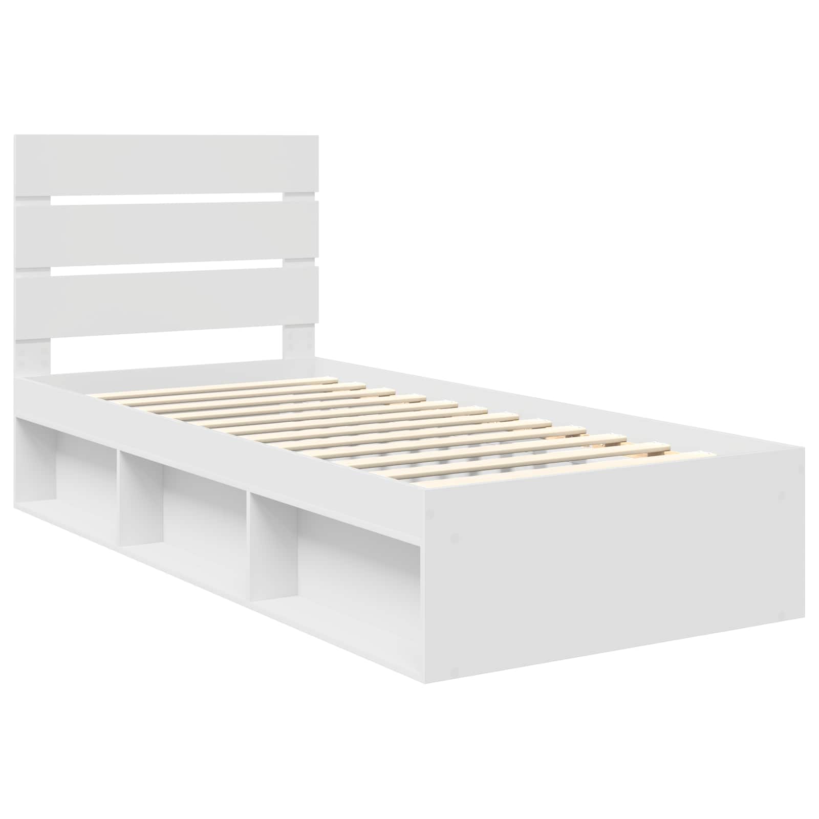 Estructura de cama 100 x 200 cm Madera de pino macizo