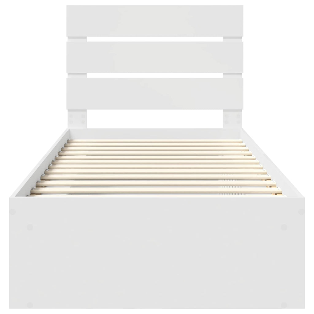 Estructura de cama 100 x 200 cm Madera de pino macizo