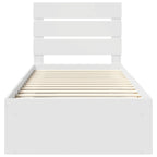 Estructura de cama 100 x 200 cm Madera de pino macizo