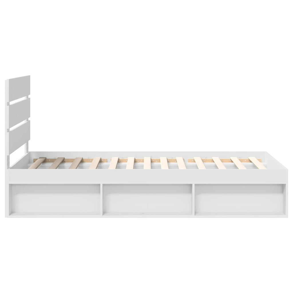 Estructura de cama 100 x 200 cm Madera de pino macizo