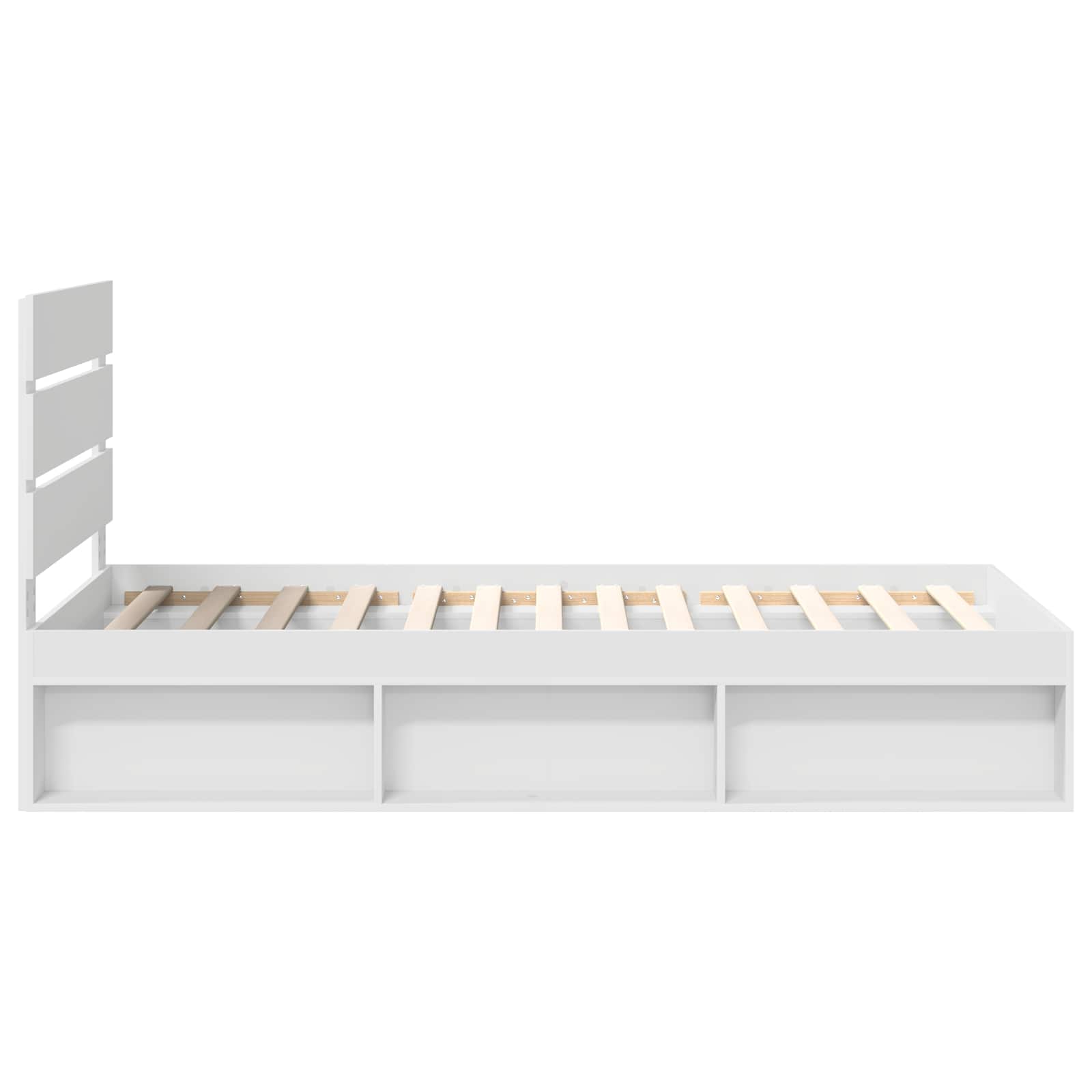 Estructura de cama 100 x 200 cm Madera de pino macizo