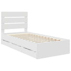 Estructura de cama con cajón 100 x 200 cm Madera Ingenieril