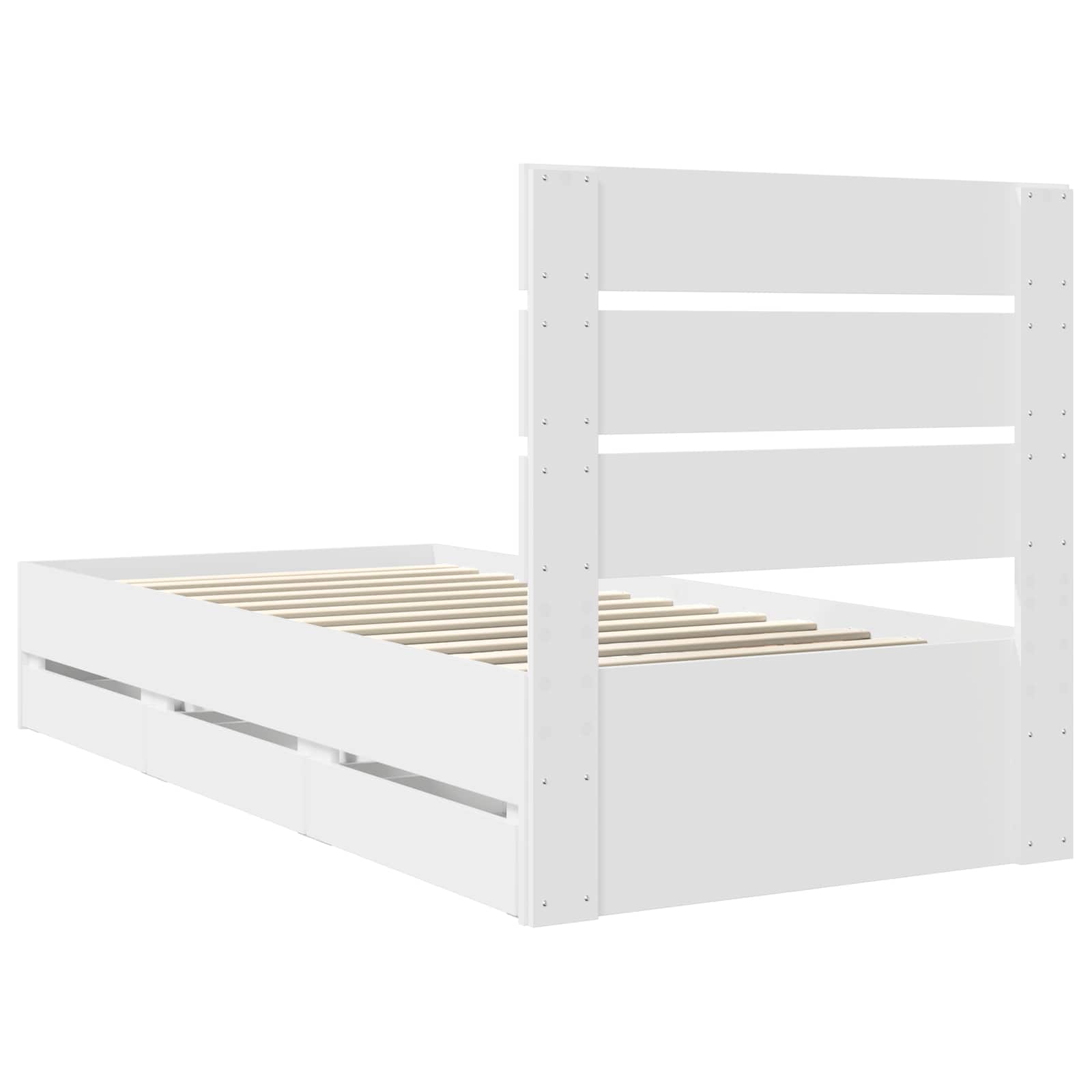Estructura de cama con cajón 100 x 200 cm Madera Ingenieril