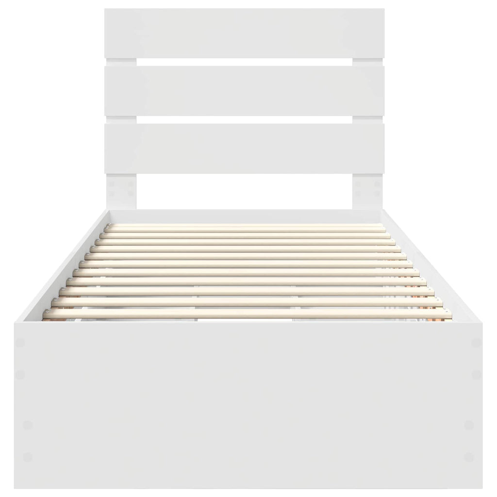 Estructura de cama con cajón 100 x 200 cm Madera Ingenieril