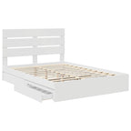 Cama con almacenamiento 140 x 190 cm Madera de ingeniería