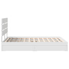 Cama con almacenamiento 140 x 190 cm Madera de ingeniería
