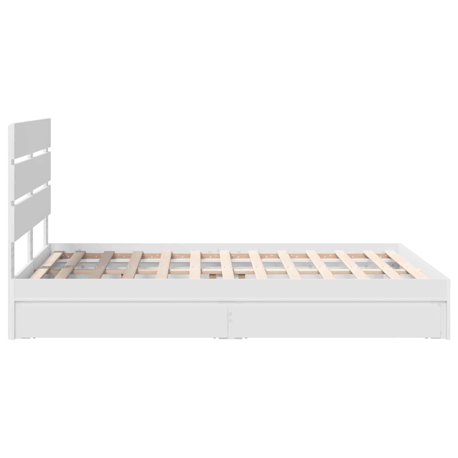 Cama con almacenamiento 140 x 190 cm Madera de ingeniería