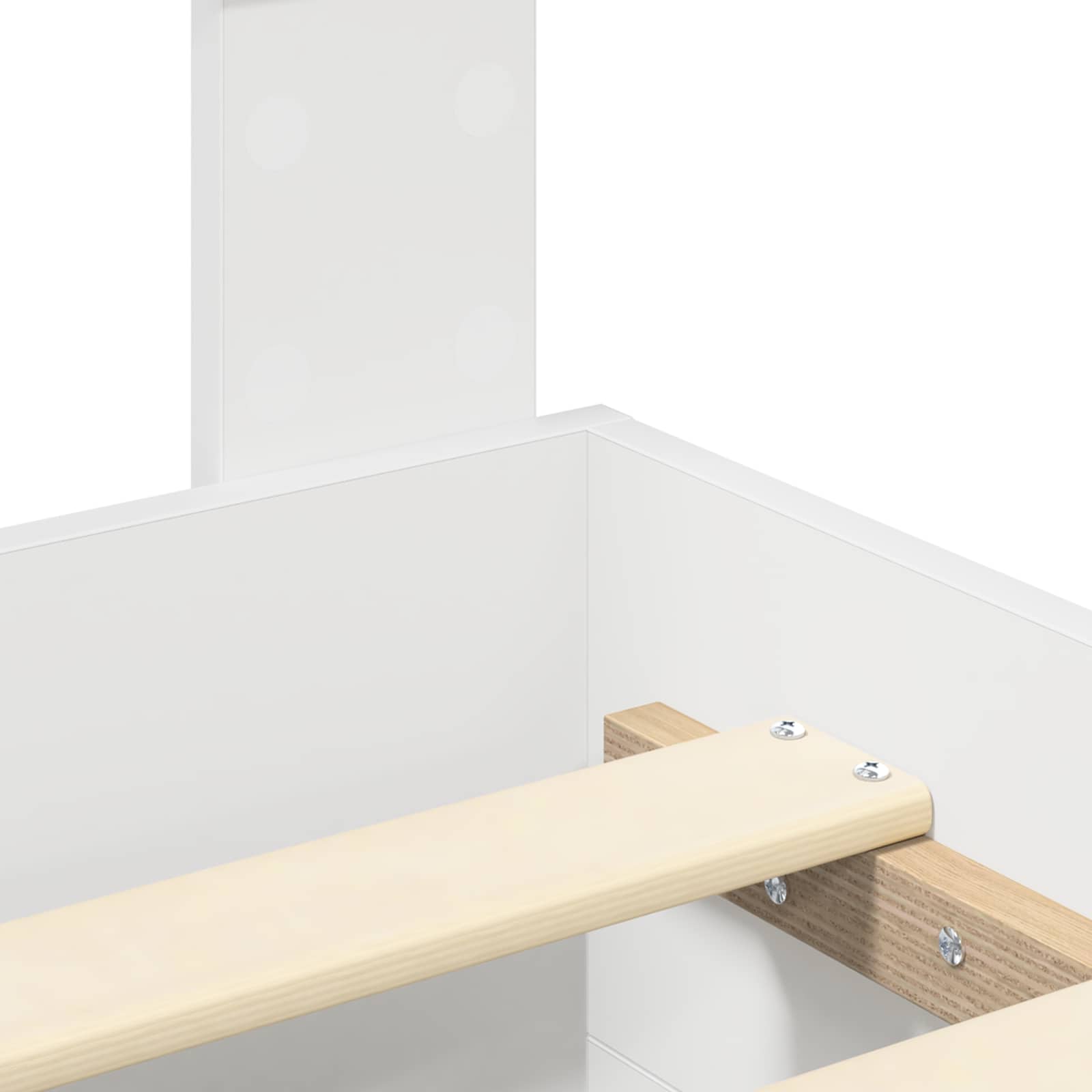 Estructura de cama con cajón 140 x 190 cm Madera de ingeniería