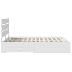 Estructura de cama con cajón 140 x 190 cm Madera de ingeniería