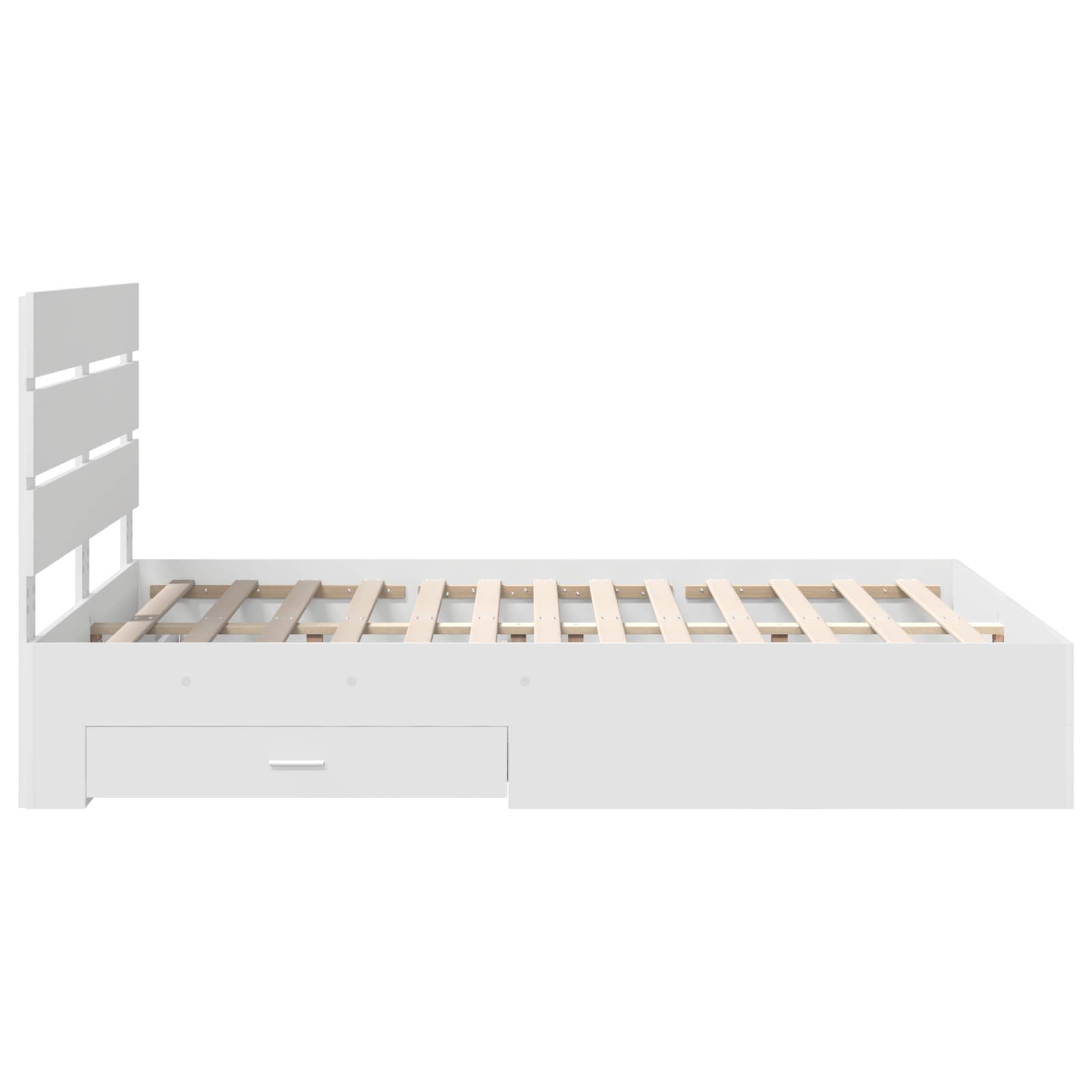 Estructura de cama con cajón 140 x 190 cm Madera de ingeniería