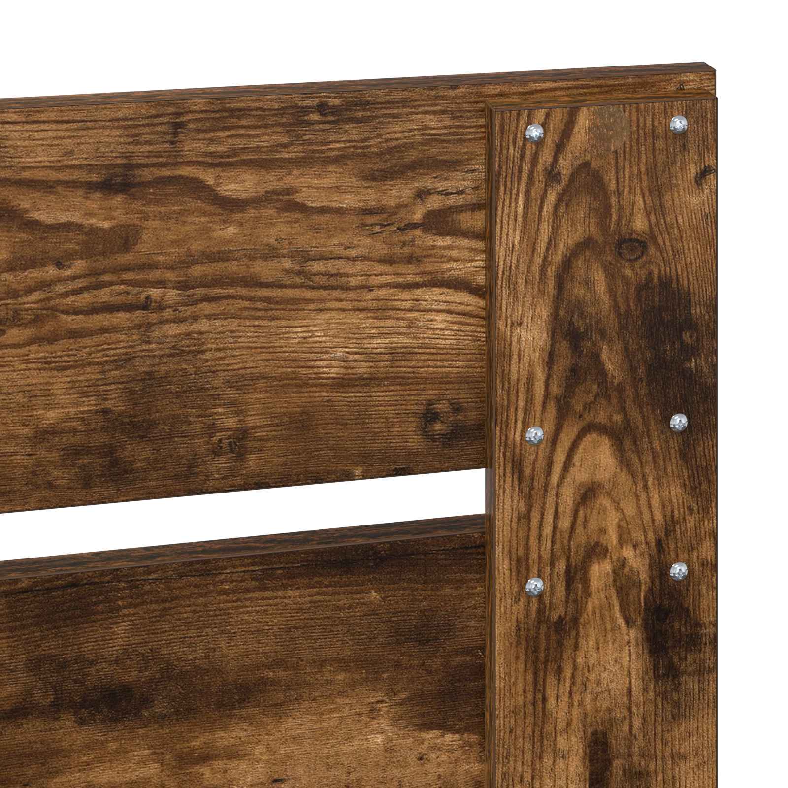Estructura de cama Roble ahumado Madera de ingeniería