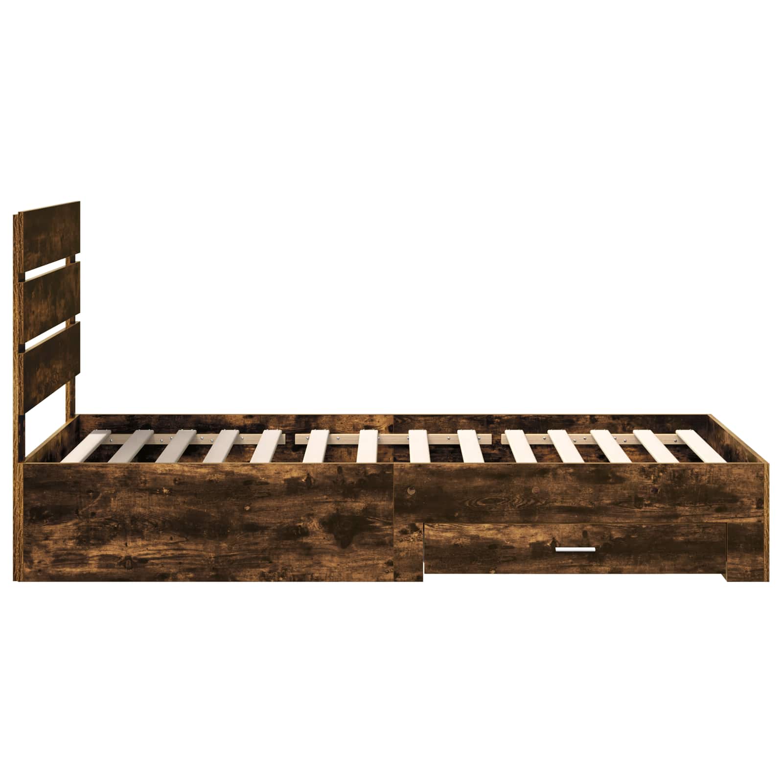 Estructura de cama Roble ahumado Madera de ingeniería
