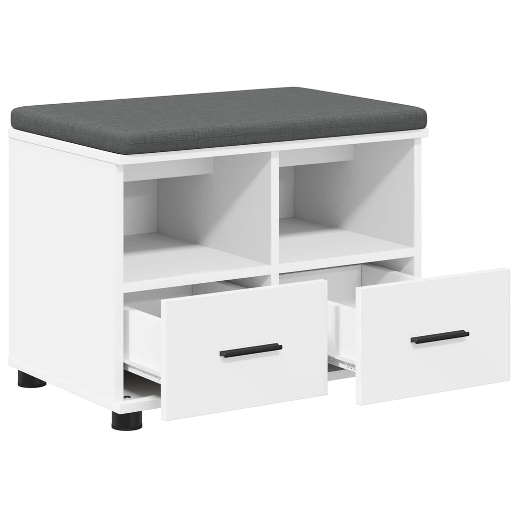 Banco de entrada 60 x 38 x 46 cm Madera Ingenierizada y Tela