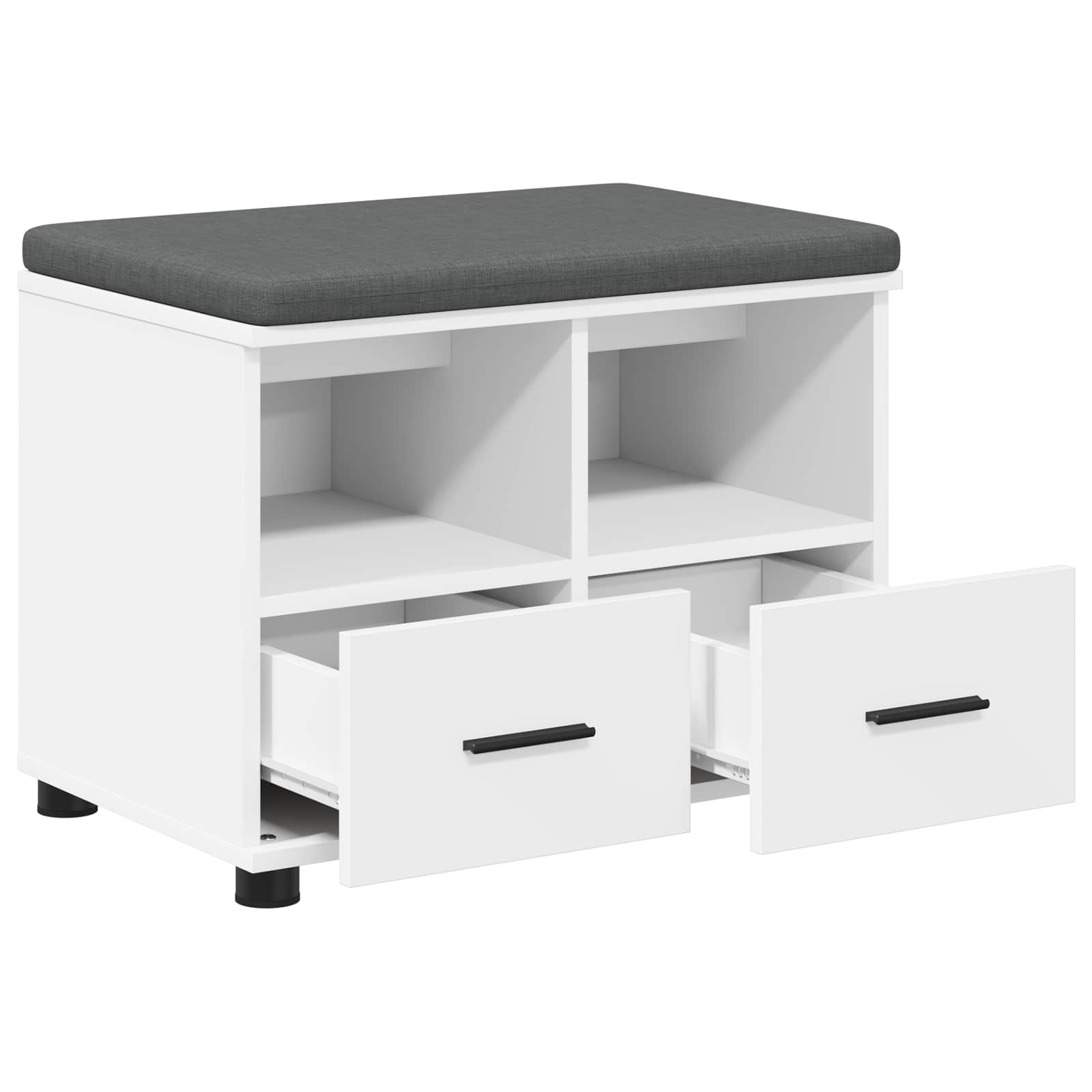 Banco de entrada 60 x 38 x 46 cm Madera Ingenierizada y Tela