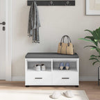 Banco de entrada 80 x 38 x 46 cm Madera Ingenierizada y Tela