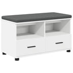 Banco de entrada 80 x 38 x 46 cm Madera Ingenierizada y Tela