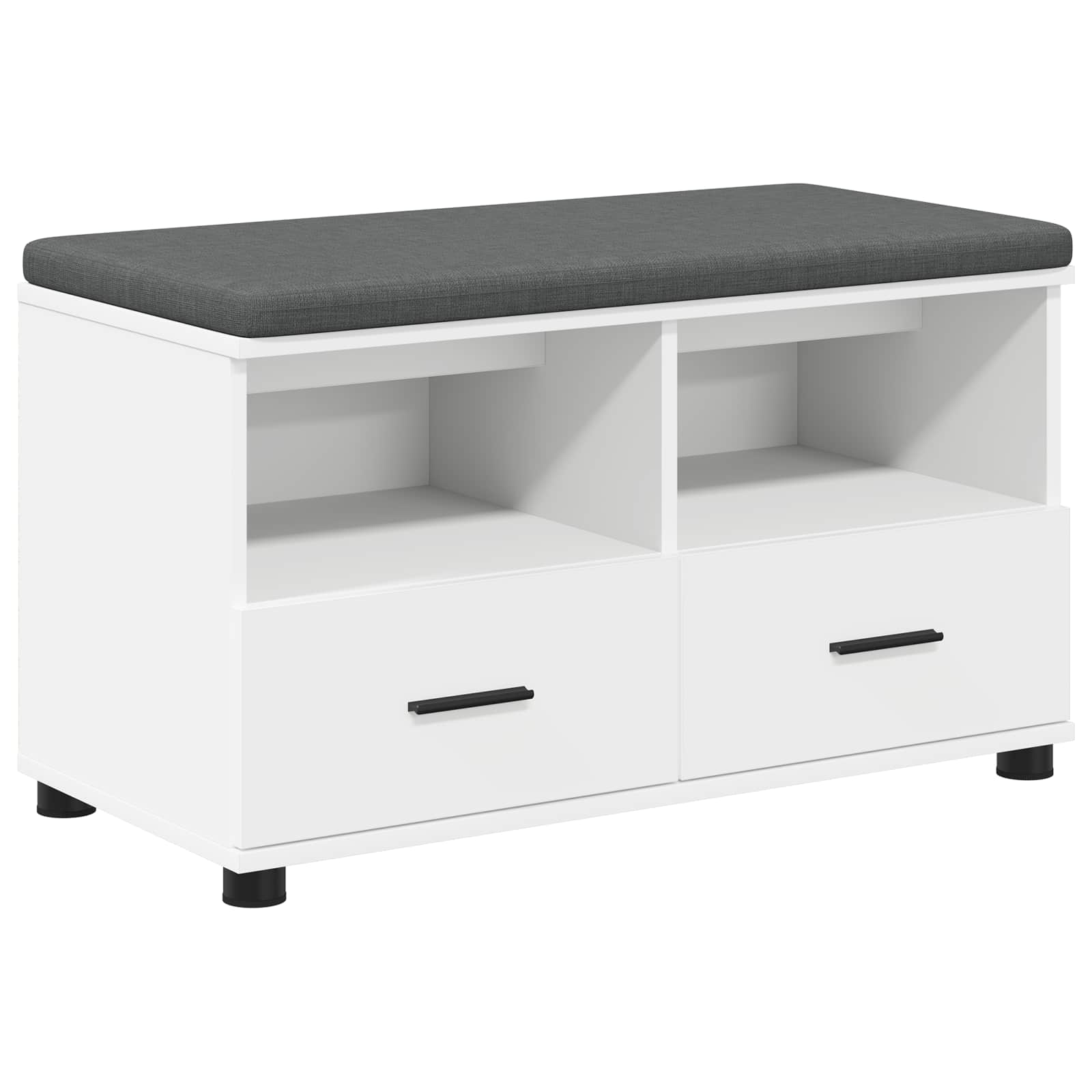 Banco de entrada 80 x 38 x 46 cm Madera Ingenierizada y Tela