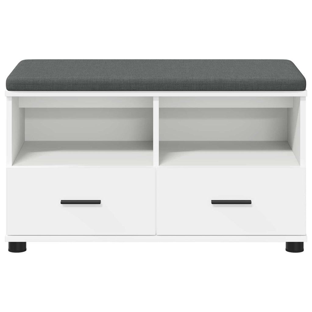 Banco de entrada 80 x 38 x 46 cm Madera Ingenierizada y Tela