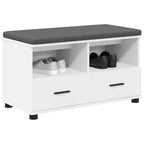 Banco de entrada 80 x 38 x 46 cm Madera Ingenierizada y Tela