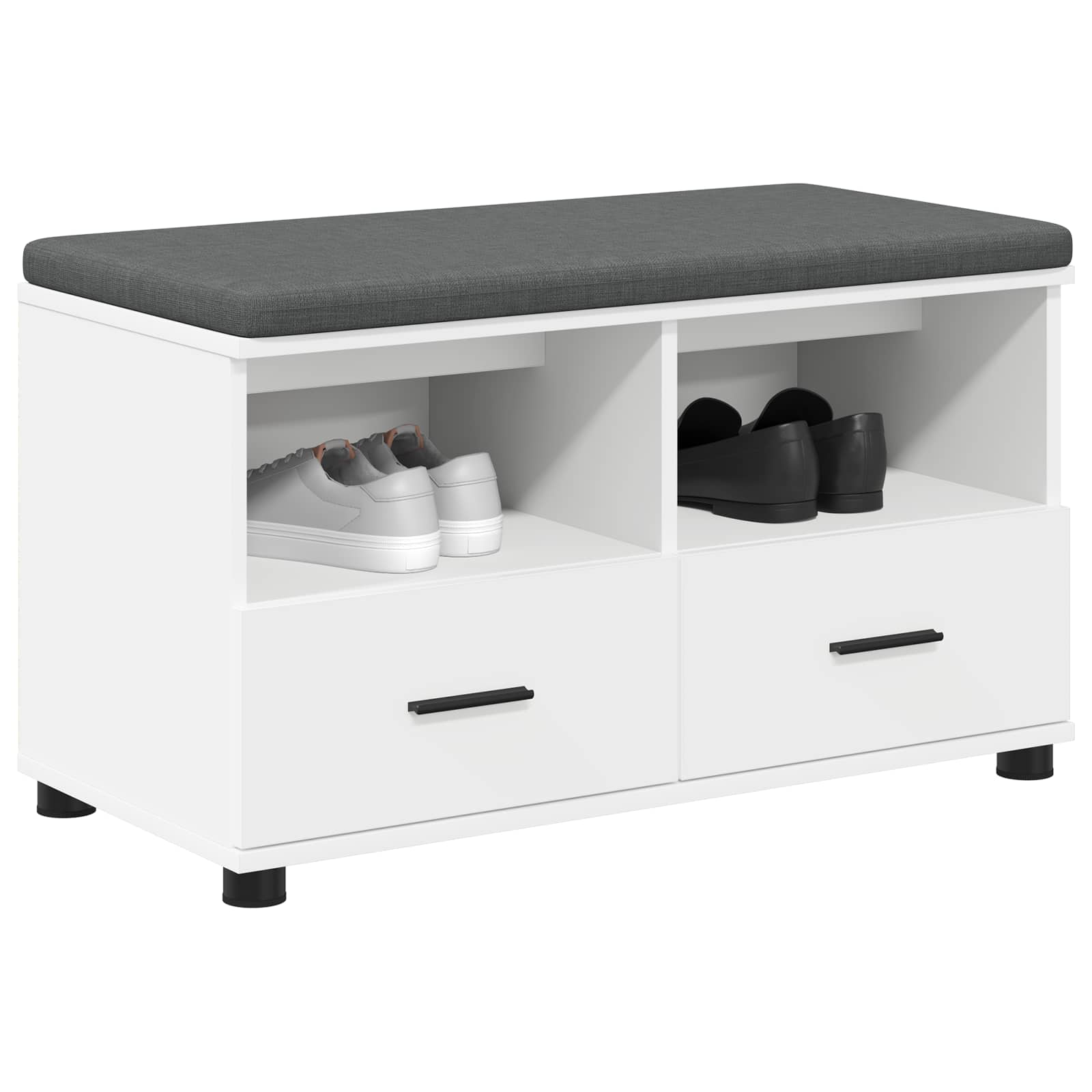 Banco de entrada 80 x 38 x 46 cm Madera Ingenierizada y Tela