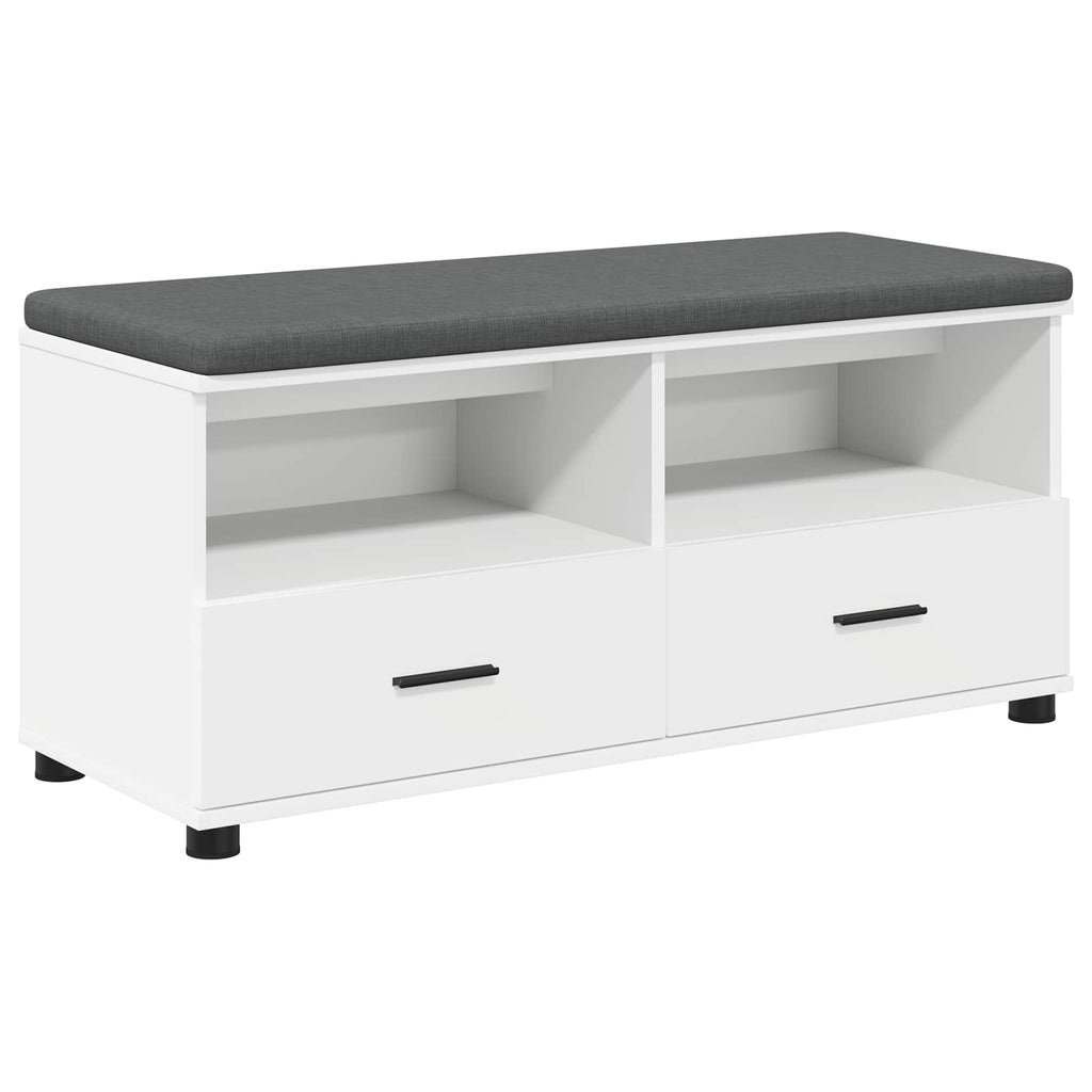 Banco de entrada 100 x 38 x 46 cm Madera Ingenierizada y Tela