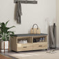 Hallway Bench with Cushion Sonoma Oak 100 x 38 x 46 cm