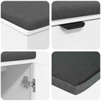 Banco de entrada 100 x 38 x 46 cm Madera Ingenierizada y Tela