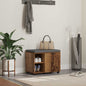 Entryway bench with cushion Old wood 60 x 38 x 46 cm